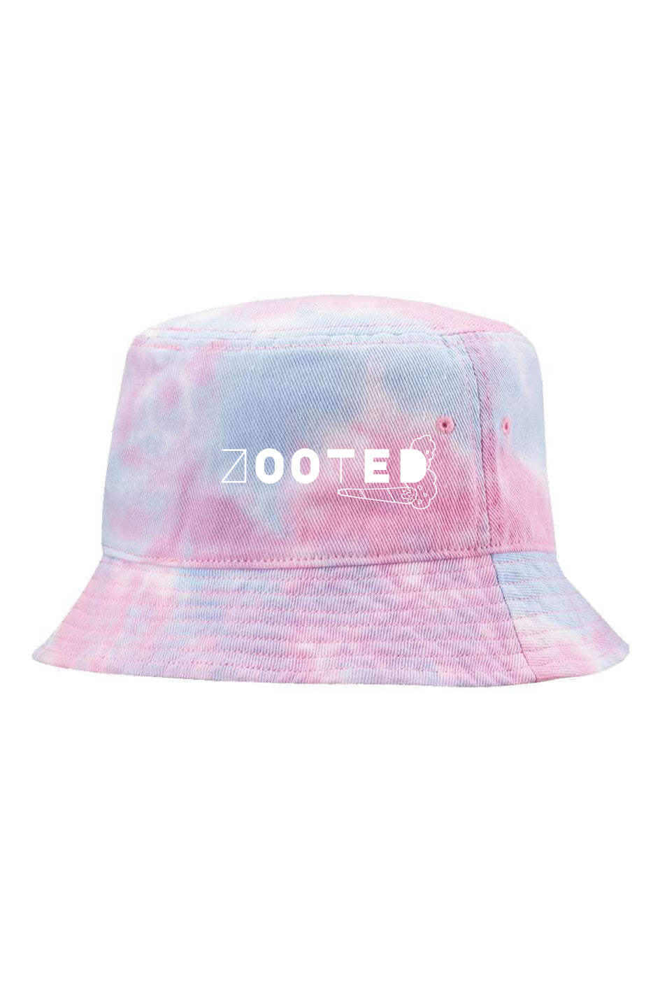 Zooted-J Cotton Candy Tie-Dye Bucket Cap