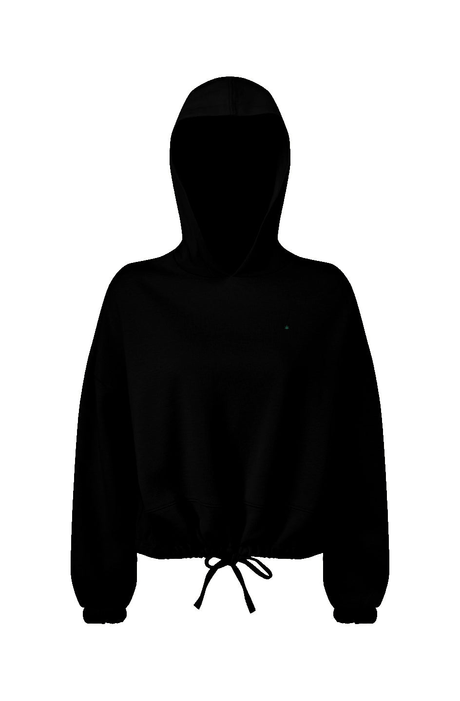 SGC Ladies' Cropped Oversize Hooded Sweatshirt