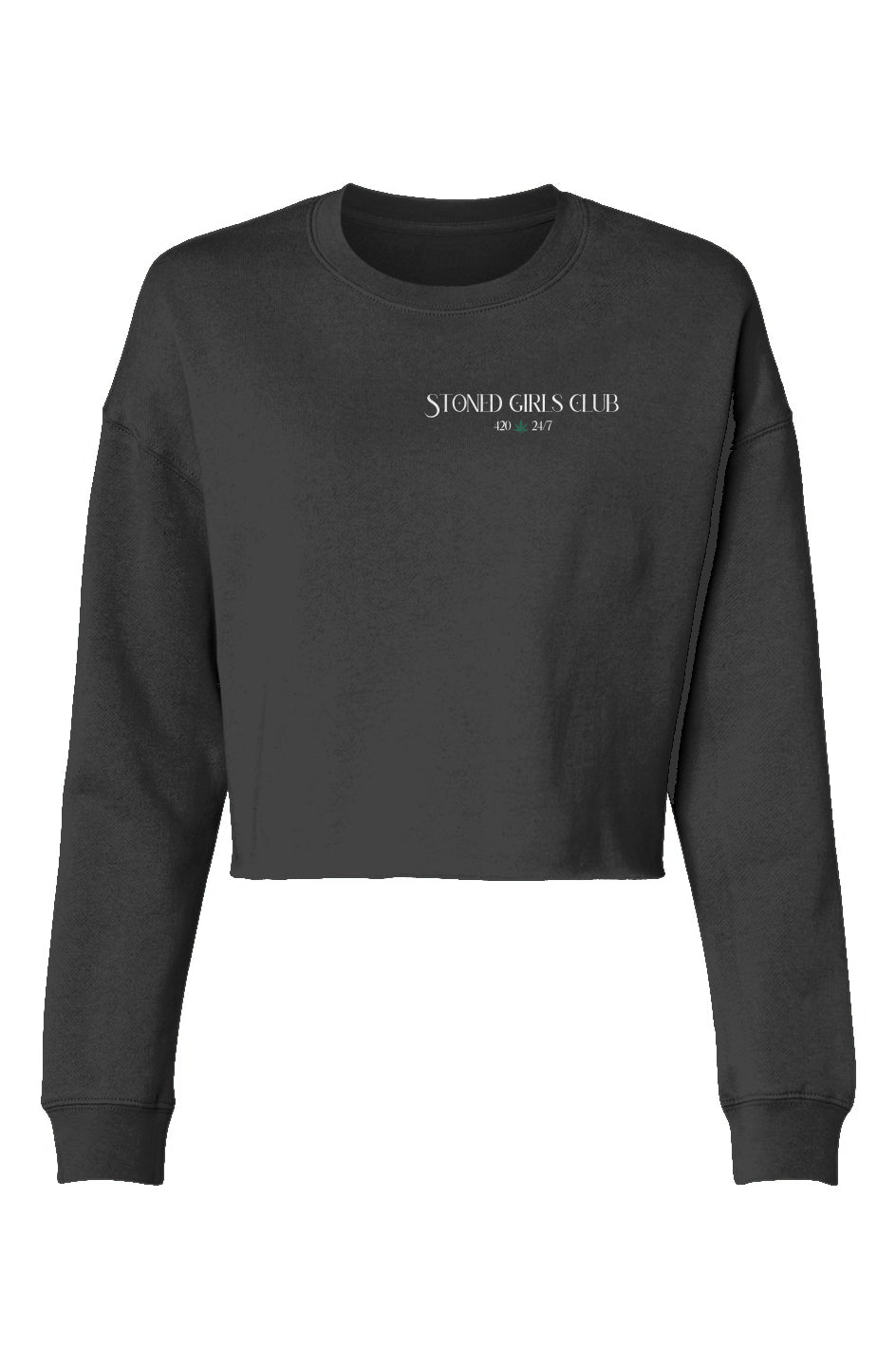 Stoned Girls Club Lightweight Cropped Crew