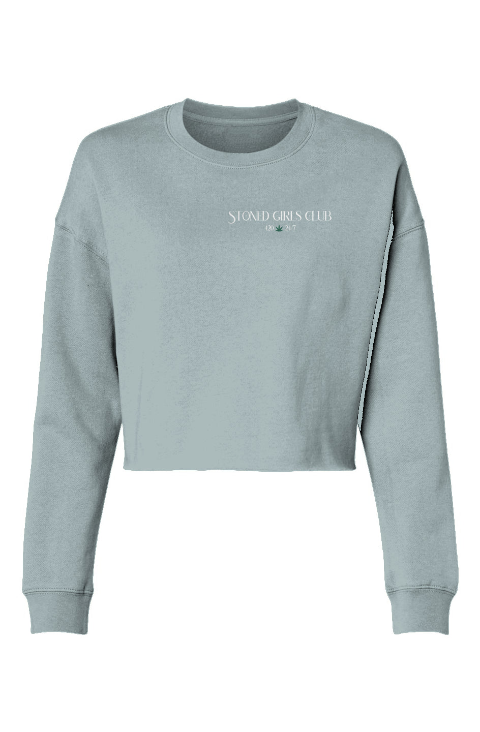 Stoned Girls Club Lightweight Cropped Crew