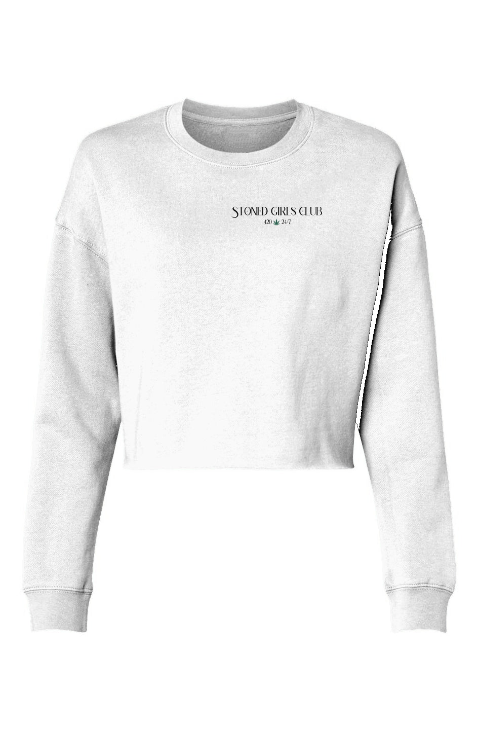 Stoned Girls Club Lightweight Cropped Crew